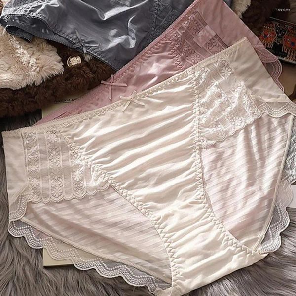 Bragas para mujer Mujeres Lace Comfort Fit Ropa interior Tallas grandes Control de barriga Calzoncillos levantados a tope suave para con mediados