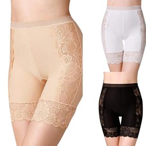 Culotte de femmes en dentelle de dentelle short haut de taille haute