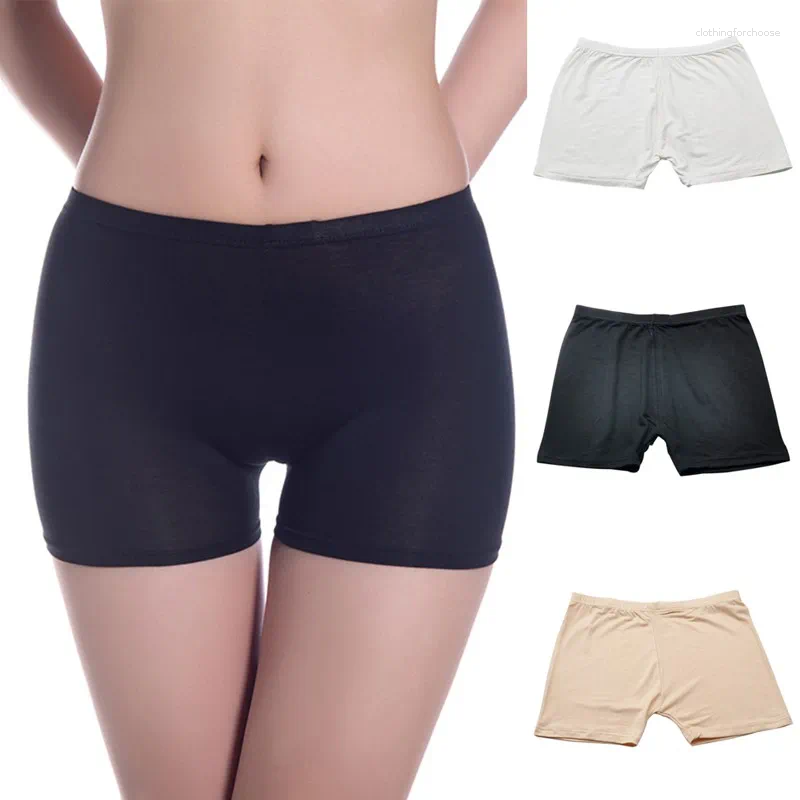 Women's Panties Women Modal Safety Seamless Elastic Female Underpants Comfy Lady Intimate Solid Color