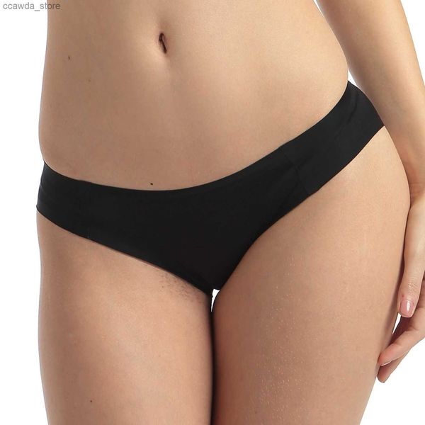 Bragas de mujer Bragas de mujer Ropa interior sin costuras Mujeres Hipsters Calzoncillos Bragas sin costuras Ropa interior de seda de hielo Mujeres Ropa interior de período sexy Q231116