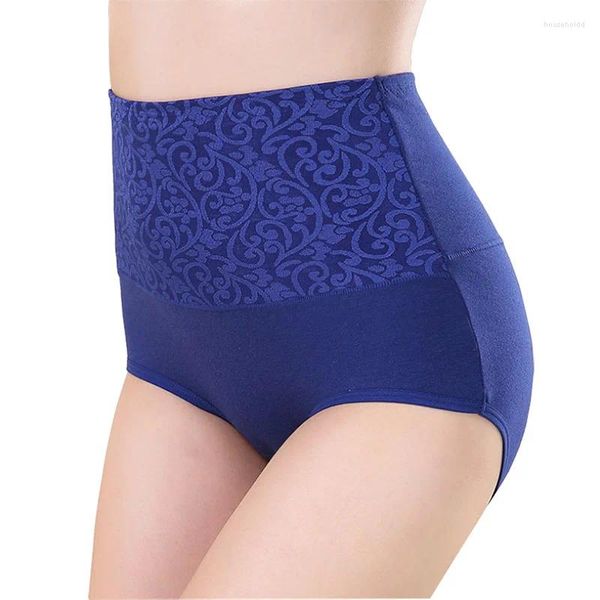 Bragas para mujer Mujeres Algodón puro Cintura alta Tallas grandes Calzoncillos Ropa interior Damas Otoño Invierno Panty Lencería sexy Calzoncillos femeninos