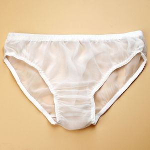 Dames slipjes dames 100% zijde basic ondergoed hipster bikini ondergoed zacht ondergoed l xl xl xxl sexy transparant ondergoed dames g-string broek gebreide 230410