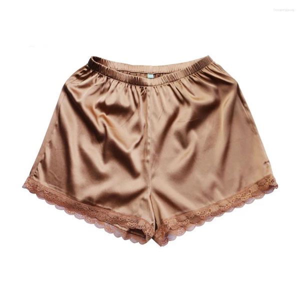 Culotte Femme Femmes Soie Safty Shorts Pure Mulberry Satin Luxe Pantalon Respirant Sous-vêtement Été Anti-allergie Cool