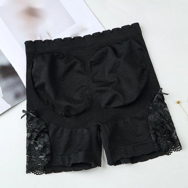 Culotte Femme Femmes Lisse Frottement Boyshorts Sous-vêtements Dentelle Cuisse Shorts Solide Leggings Élastiques Doux Slim Sécurité Pantalon Court