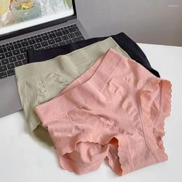 Culottes pour femmes Femmes Sous-vêtements Taille haute Doux Respirant Dentelle Élastique Anti-septique Slim Fit Évacuant l'humidité Lady Briefs