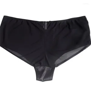 Culotte de femmes sous-vêtements pour femmes version européenne et américaine de Mesh Satin Sexy Lingeries Brief