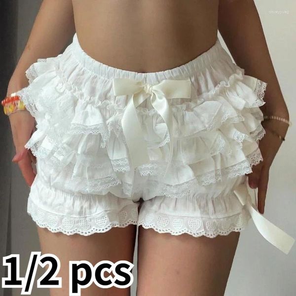 Femme de la culotte pour femmes en dentelle à volants Bloors Shorts Lolita Robe Sécurité en couches Pettipants Victorian Pumpkin Pant