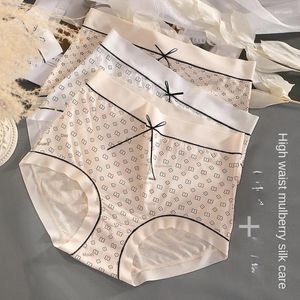 Culotte femme XL-3XL sous-vêtements Sexy dentelle grande taille taille haute sans couture confort slips fille noeud caleçon femme Lingerie