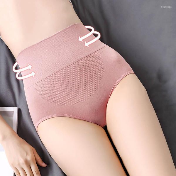 Culotte femme ZJX sans couture femmes taille haute minceur contrôle culotte pantalon culotte slips magique corps Shaper Sexy dame sous-vêtements