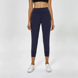 Pantalons pour femmes 15 couleurs Jogger Second Skin Feel Yoga Femmes Squat Proof 4-Way Stretch Sport Gym Legging Fitness Collants