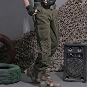 Pantalones de mujer 2023 estilo masculino y femenino parejas pantalones Otoño Invierno mujeres verde Cargo hombres Joggers Hip Hop Jeans muchos bolsillos