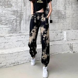 Pantalon féminin 2024 Streetwear coréen Vêtements pour femmes Spring Summer Casual Printing Harem Pantalon Y2K Joggers