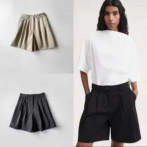 Pantalon féminin 2024 Summer Summer Suit serpentage Coton Coton Shorts décontractés