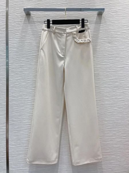 Pantalones de mujer 2024Everything King Sweet Cool Decorado Diseño de textura gruesa Versión clásica Elegante y avanzada720