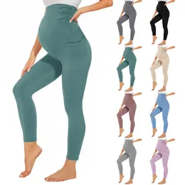 Pantalon femme 23.04.23 neuf poches maternité taille haute ventre mince sport fitness yoga