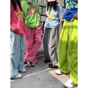 Damesbroeken Amerikaanse Retro Casual Joggers Broeken Mode Streetwear Plus Size Hip Hop Y2k Sport Baggy Vrouw 3XL
