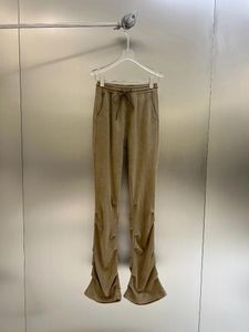 Pantalons pour femmes, automne et hiver, plis des pieds, Micro-la-sweat à capuche, très beau, simple