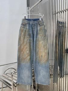 Pantalon pour femmes Balggy Dirty Jeans pour le début du printemps