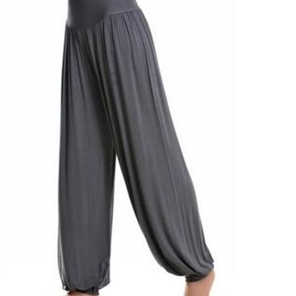 Pantalons pour femmes Capris 1 pcs/lot femmes Lady sarouel modal solide longue danse du ventre Boho large pantalon 221109