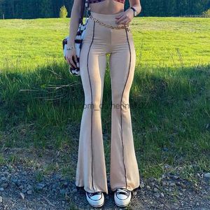 Pantalon féminin Capris 2021 Automne Fashion Flare Pantal