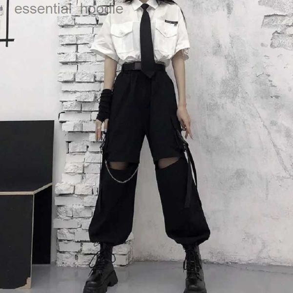 Pantalon féminin Capris Automne Fashion Cargo Pantal