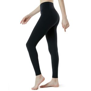 Pantalons pour femmes Capris automne hiver pour les femmes avec poches solide taille haute Leggings pantalon collants d'entraînement A50