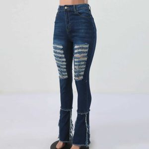 Pantalon de femmes Capris Pantalons de cargaison Jeans Femmes Tendy des années 90 Jeans Booty levant jeans denim LEGGINGS LEGGINGS CORÉANTES STRTWEAR RETRO CRANTERS Y240504