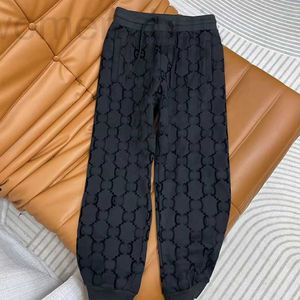 Pantalons pour femmes Capris Designer 2023 Tendance Automne / Hiver Nouveau Artisanat Mode Cordon Casual 5VSA