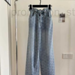 Pantalon féminin Capris Designer 2024 Printemps / été Nouvelle mode lâche décontractée lettre imprimée Jeans WD81