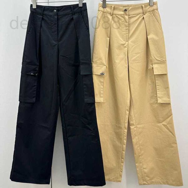 Pantalons pour femmes Capris designer 23 nouveau style décontracté et minimaliste, vêtements de travail amincissants polyvalents et à la mode, poches, pantalons pour femmes 7SZ8