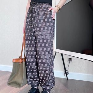 Pantalon pour femmes Capris Designer Alphabet Print Straight Casual F Fashion Street Leggings Etyk
