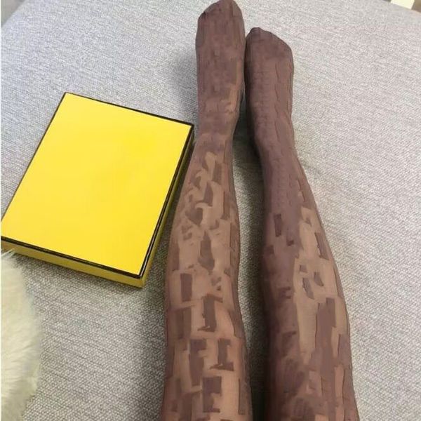 Pantalons pour femmes Capris Designer Chaussettes Hipster Collants Soie Sous-vêtements pour femmes Bas sexy Été Trendy Lady Collants taille haute Collants Mode Lettre Imprimer GBNF