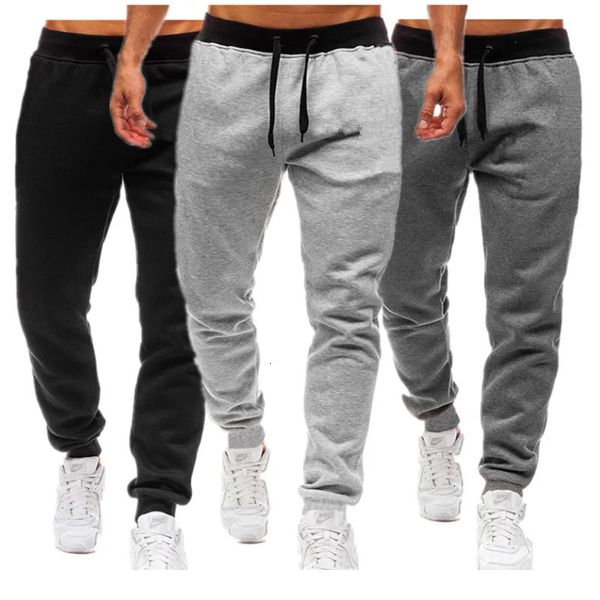 Pantalons pour femmes Capris Joggers pantalons de survêtement hommes décontracté pantalon maigre gymnases Fitness entraînement marque pantalon de survêtement automne hiver mâle vêtements de sport en coton pantalon 231202