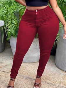 Pantalon féminin Capris LW plus taille haute taille de taise à glissière Pantalon d'automne Vin Red Pantalon Fashion Niche High Quality Design Womens Bottoml240429