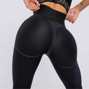 Pantalones de mujer Capris Mesh Patchwork Booty Leggings Mujer Cintura alta Pantalones negros Peachlift Leggins Push Up Fitness Gym Correr Medias deportivas 2022 J230529