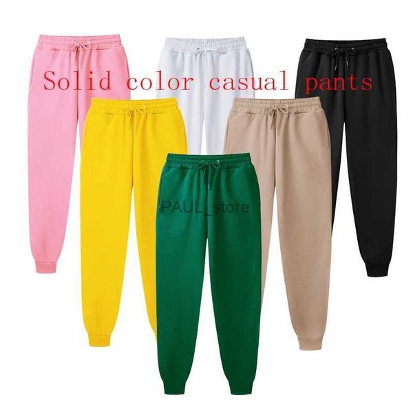 Pantalon femme Capris nouvelle mme Joggers marque femme pantalon pantalons décontractés pantalons de survêtement survêtement couleur unie à capuche Fitness entraînement cordon pantalon L231211