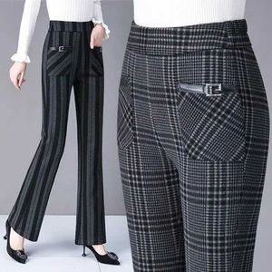 Pantalon féminin Capris Office Lady Vintage coréen Fashion Flare Pantal