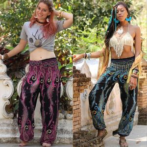 Pantalones de mujer Capris estampado de cachemira diseño indio pantalones de yoga poliéster elástico patrón de flores calcetines deportivos bohemios florales sueltos