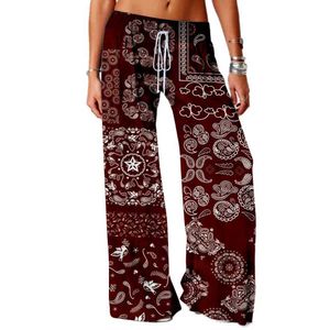 Pantalon féminin Capris printemps été vintage Bohemian Pantal