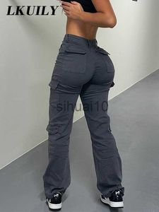 Pantalon Femme Capris Vintage Y2k Cargo Pantalon Femme Années 90 Streetwear Esthétique Vacances Mode Décontractée Femme Vêtements Taille Haute Pantalon Salopette J230705