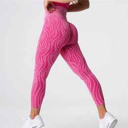 Damesbroeken capris dames leggings zebra patroon naadloze leggings nvgtn merk vrouwen zachte workout panty fitness outfits broek sportschool slijtage xs j230529