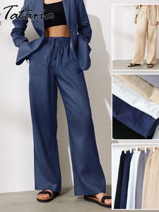 Damesbroek capris dames katoenen broek grijs hoge taille harem losse zachte elastische taille witte zomerbroek blauwe casual broek voor vrouwelijk 230421