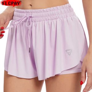 Damesbroeken Capris Dames verfrissende flowy running workout Gym atletische wandelbroeken Leggings Hoge flexibiliteit Hoge tailleband push up schattige shorts J230529