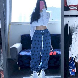 Damesbroeken Capri Damesbroeken Casual sportbroeken 2022 Zomer Nieuwe Octopus Volledige Print Legging Broek Losse Hip Hop Overalls Dames Joggingbroeken T220926