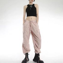 Pantalons pour femmes Capris Y2K Cargo Pants Femmes Baggy Pantalon Automne Streetwear Fairycore Pantalon Surdimensionné Vintage Casual Loose Sweatpants L220826