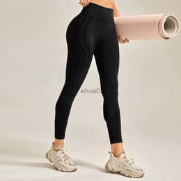 Pantalons Capris de Yoga pour femmes, Leggings de Sport sans couture, taille haute, Push-Up, collants de Fitness, d'entraînement, de gymnastique