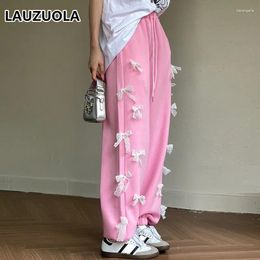 Pantalon de femme décontracté à crampons multiples nrages rose psychispant 2024 mode élégant danse hip hop cargo tracksuit y2k