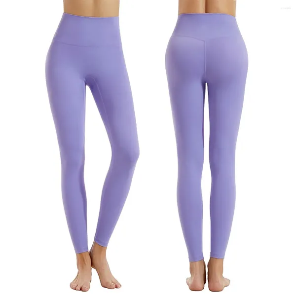 Pantalones de mujer, mallas de entrenamiento informales, Fitness, deportes, correr, Yoga, atlético, sólido, levantamiento de cadera, cintura alta, elasticidad recortada