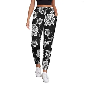 Damesbroek Chique barokke bloemenjogger Retro bloemenprint Streetwear joggingbroek Lente Casual ontwerp Big Size broek Verjaardagscadeau