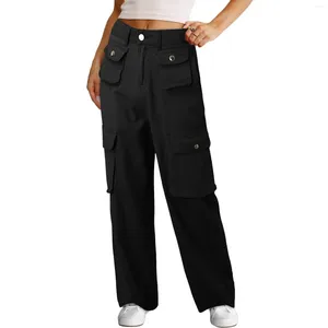 Pantalon féminin Papent de survêtement doublé de coton Bourse femme droite Sweat décontracté pour les femmes